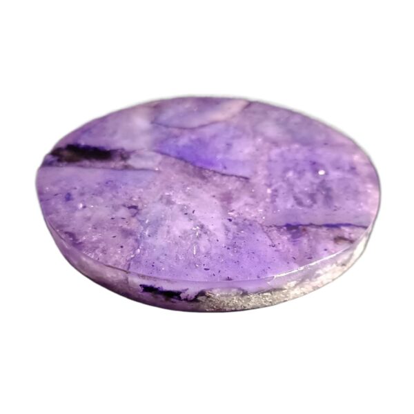 ArtEra Beautiful Decorative Agate Stone Coasters for Tea Cups, Coffee Mugs and Glasses | 4 inches Home Decor Agate Coasters (Purple)